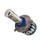 Комплект LED ламп TurboLed T1 H4 6000K 50W 12/24v CanBus з активним охолодженням купити дешево