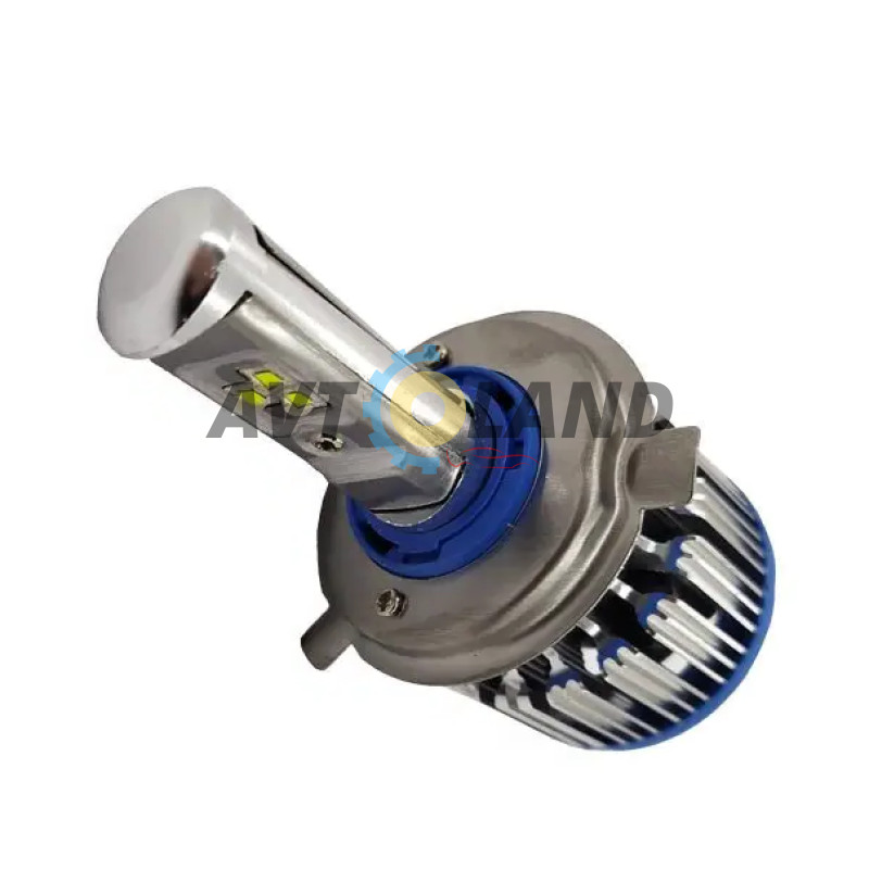 Комплект LED ламп TurboLed T1 H4 6000K 50W 12/24v CanBus з активним охолодженням купити дешево