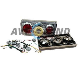 Ліхтар задній ВАЗ 2106,2121  лівий та правий (к-т 2 ш т), Crystal (3 кола) WATT