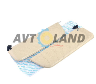 Козирок сонцезахисний ВАЗ 2101 м′який, сірий (к-т 2 шт.) ASR