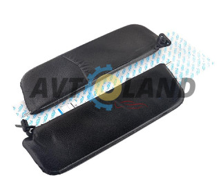 Козырек солнцезащитный ВАЗ 2101 мягкий, черные (к-т 2 шт.) ASR