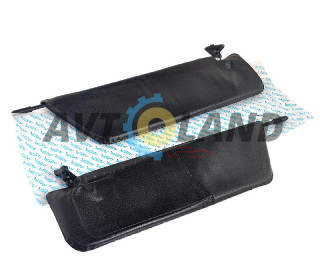 Козырек солнцезащитный ВАЗ 2106 мягкий, черные (к-т 2 шт.) ASR