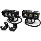 ДОПОЛНИТЕЛЬНАЯ СВЕТОДИОДНАЯ LED ФАРА (К-Т 2 ШТ) 110ВТ ДВА РЕЖИМА СВЕТА (БЕЛЫЙ-ЖЕЛТЫЙ) (10СМ*5СМ*) купить недорого