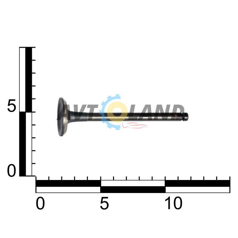 Клапан ГРМ Daewoo Lanos, 1.5 8V випуск (к-т 4 шт.) (Азотований) OEM купити дешево