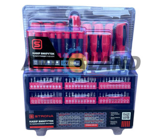 Набір викруток+біти 100од. 		
