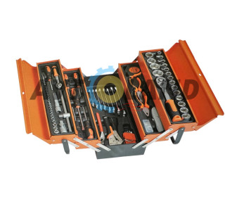 Набор инструментов (ящик металл) 85 ед.1/2″1/4″DR Cr-V 