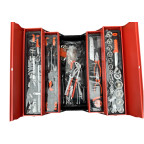 Набір інструментів (ящик метал) 85 од.1/2″1/4″DR Cr-V купити дешево