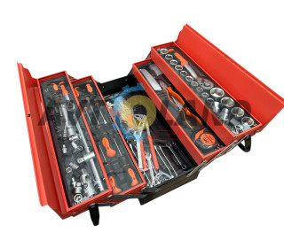 Набір інструментів (ящик метал) 85 од.1/2″1/4″DR  Cr-V 