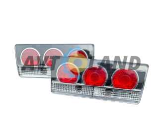 Ліхтар задній ВАЗ 2107 (к-т 2шт) Black (3 кола) WATT