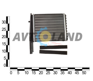 Радіатор обігрівача ВАЗ 2110-12, 2170-72, алюм., н/о (з 2003 р.в.) ASR