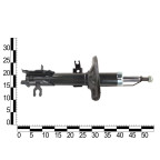 Амортизатор передньої підвіски Chevrolet Aveo 1.4, 1.5, правий газ 1.6. (-ABS) ASR EXTREME купити дешево