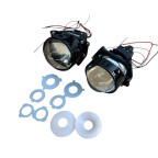 Светодиодные Bi-LED лед линзы GUANGFUDE 3.0″ дюйма универсальная 65W 5100K 24V (2шт) купить недорого