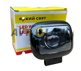 Светодиодная LED-фара 45Вт (Линза) белый свет