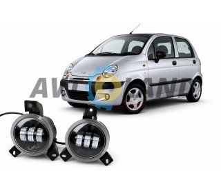 Противотуманные фары для Daewoo Matiz с линзой диодные
