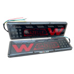 Ліхтар задній LED 12-24V 46x13 см (поворотник, що біжить), комплект 2 шт. GAZELL купити дешево