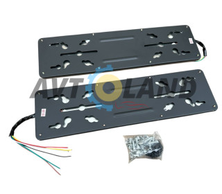 Ліхтар задній LED 12-24V 46x13 см (поворотник, що біжить), комплект 2 шт. MAN