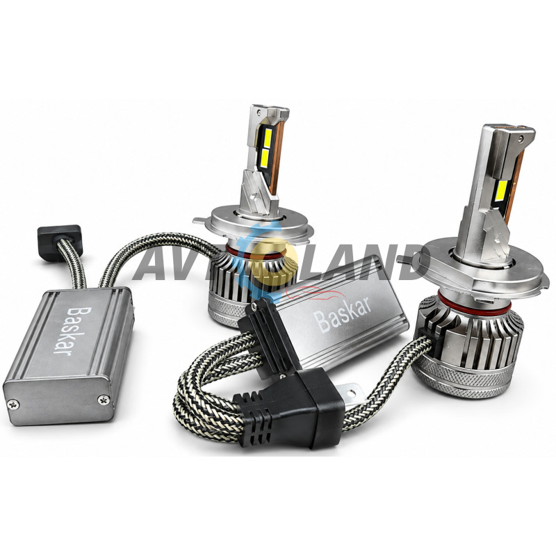 Светодиодные LED лампы BLASKAR CANBUS Ultimate Power-F H4 H/L 5500K купить недорого