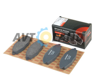 Колодка гальмівна передня Daewoo Lanos 1.5, Sens, Matiz, Chery QQ 13″ диск. (к-т 4 шт.)