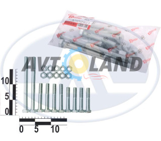 Болт М12x70/80/160 штанги реактивной ВАЗ 2121 (к-т 10 шт. с гайками)