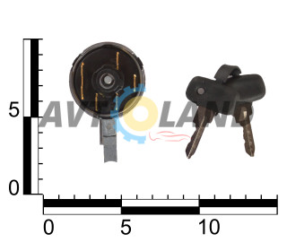 Замок зажигания ВАЗ 2101-07, 2121-214 Classic, ASR