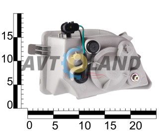 Фара противотуманная Chevrolet Aveo, T200, правая, WATT