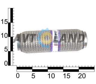 Гофра 50х230 Interlock кольчуга Daewoo Lanos, Chevrolet Aveo, Lacetti, Opel Astra H (посилена)