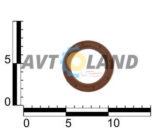 Сальник вала коленчатого ВАЗ 2101-07 перед. 40-56-7,5 (FPM) ASR