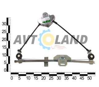 Склопідйомник ВАЗ 2110-12 передній лівий механічний тросового типу, Pegas