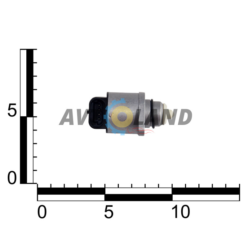 Регулятор холостого хода ВАЗ 2110-12, 1117-19, 2170-72, Daewoo Sens (пластмас. наконечник) WATT купить недорого