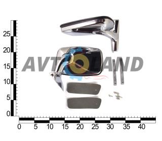 Дзеркало зовнішнє ГАЗ 24 (к-т 2 шт.) Pegas