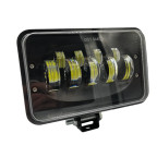 Дополнительная светодиодная LED лед фара 50W на 9 линз с СТГ с функцией ближнего дальнего света купить недорого