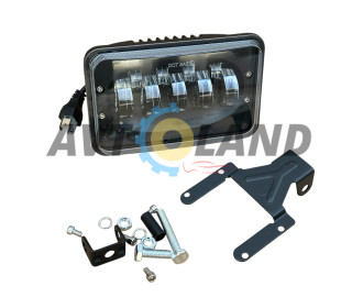 Дополнительная светодиодная LED лед фара 50W на 9 линз с СТГ с функцией ближнего дальнего света