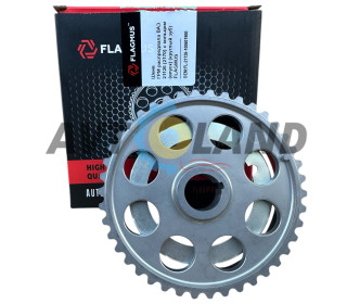 Шкив ГРМ распредвала ВАЗ 21124 1,6 16кл с кольцом (впуск) (квадратный зуб) FLAGMUS