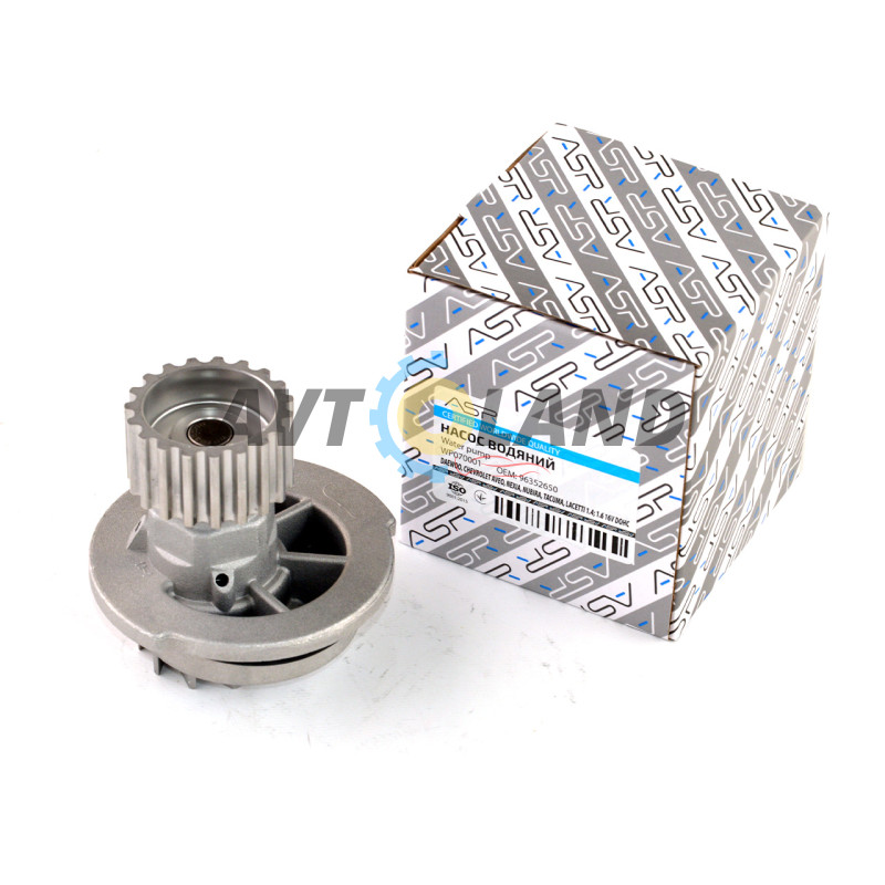 Насос водяной DAEWOO, CHEVROLET AVEO, NEXIA, NUBIRA, TACUMA, LACETTI 1.4, 1.6 16V DOHC ″помпа ″, ASR купить недорого
