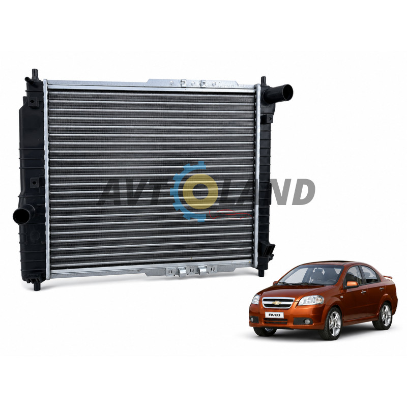 Радіатор Chevrolet Aveo 1.5 МТ 480 мм основний купити дешево