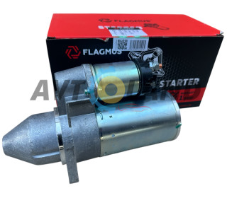 Стартер ВАЗ 2110-12, 2170-72, 1117-19 під 2 шпильки редукторний 9 зуб., Flagmus