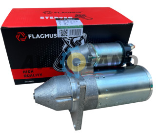 Стартер ВАЗ 2110-12, 2170-72, 1117-19 под 3 шпильки редукторный 9 зуб. с усиленной КПП, Flagmus