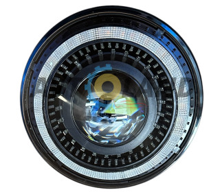 Светодиодная фара Bi LED линза, 150ВАТ  для ВАЗ 2101, 2102, Лада Нива 4х4, Нива 4х4 Урбан, УАЗ