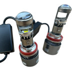 Лампи LED міні-лінзи G01-H11-H9-H8 MINI LED LENS(60Bт,12000Лм,6000К,9-18v.Цоколь Н11) купити дешево