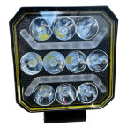 Светодиодная LED фара 30ВТ квадратная Бело-Желтый цвет купить недорого