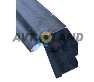 Алькантара самоклеющаяся темный графит тесла Корея для салона авто 152х100