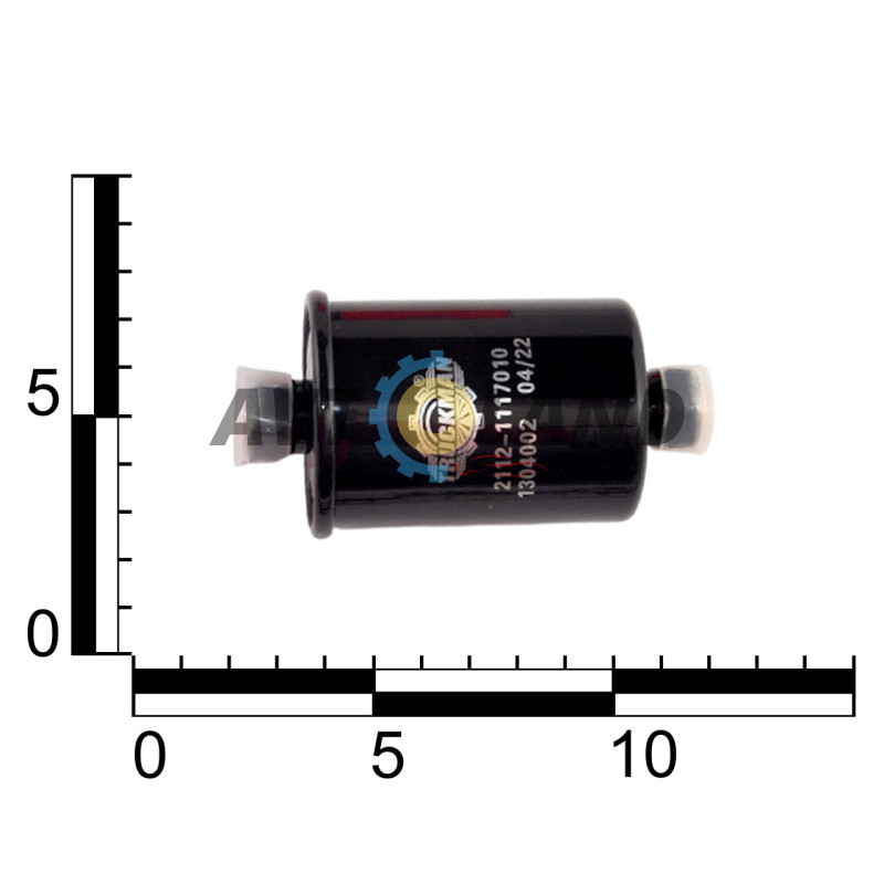 Фільтр паливний ВАЗ 2121, 21214, 2104-15, під гайку (метал), Truckman купити дешево