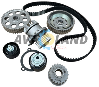 Комплект ремня ГРМ (ПОЛНЫЙ) ВАЗ 2170 Приора, Калина 16кл ASR