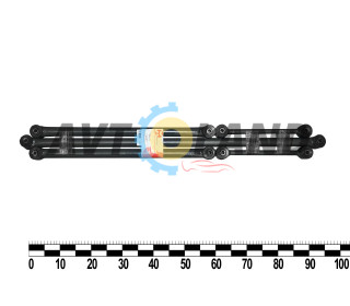 Штанга реактивна ВАЗ 21214, 2123, 4х4,  (к-т 5 шт.) (з сайлентблоками)