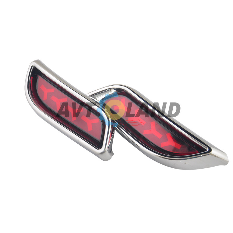 Катафот заднего бампера ВАЗ 2170-71 светодиодный, LED, Хром, (к-т 2 шт.) купить недорого