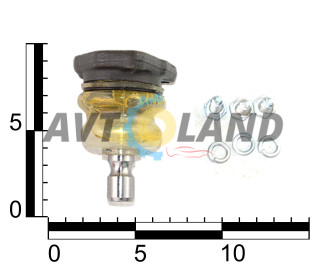 Опора шаровая М 412, верх.Truckman