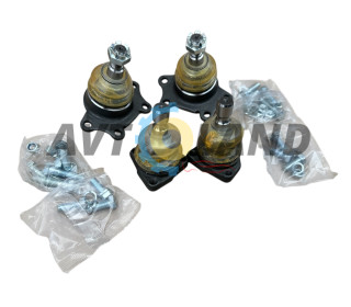 Опора кульова МОСКВИЧ 412, 2140 компл. (верхн. 2шт.+ниж. 2шт.) євро пильовик (з кріпленням) Truckman