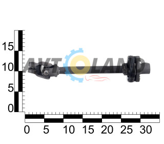 Вал рулевого управления ВАЗ 2110-12, 2170-72 карданный промеж. с шарниром, ASR