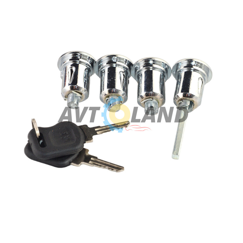 Циліндри замку двері з ключем ГАЗ 2705, н/о, (к-т 4 шт.) ″личинка″ Truckman купити дешево