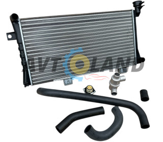 Радиатор охлаждения в сборе  ВАЗ -2121,21213,21214 (Нива)